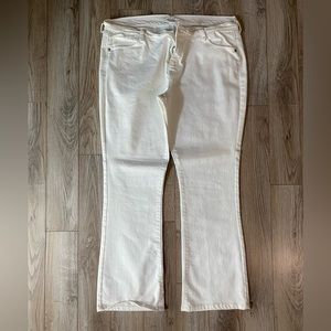 Old Navy Flirt White Bootcut Jeans